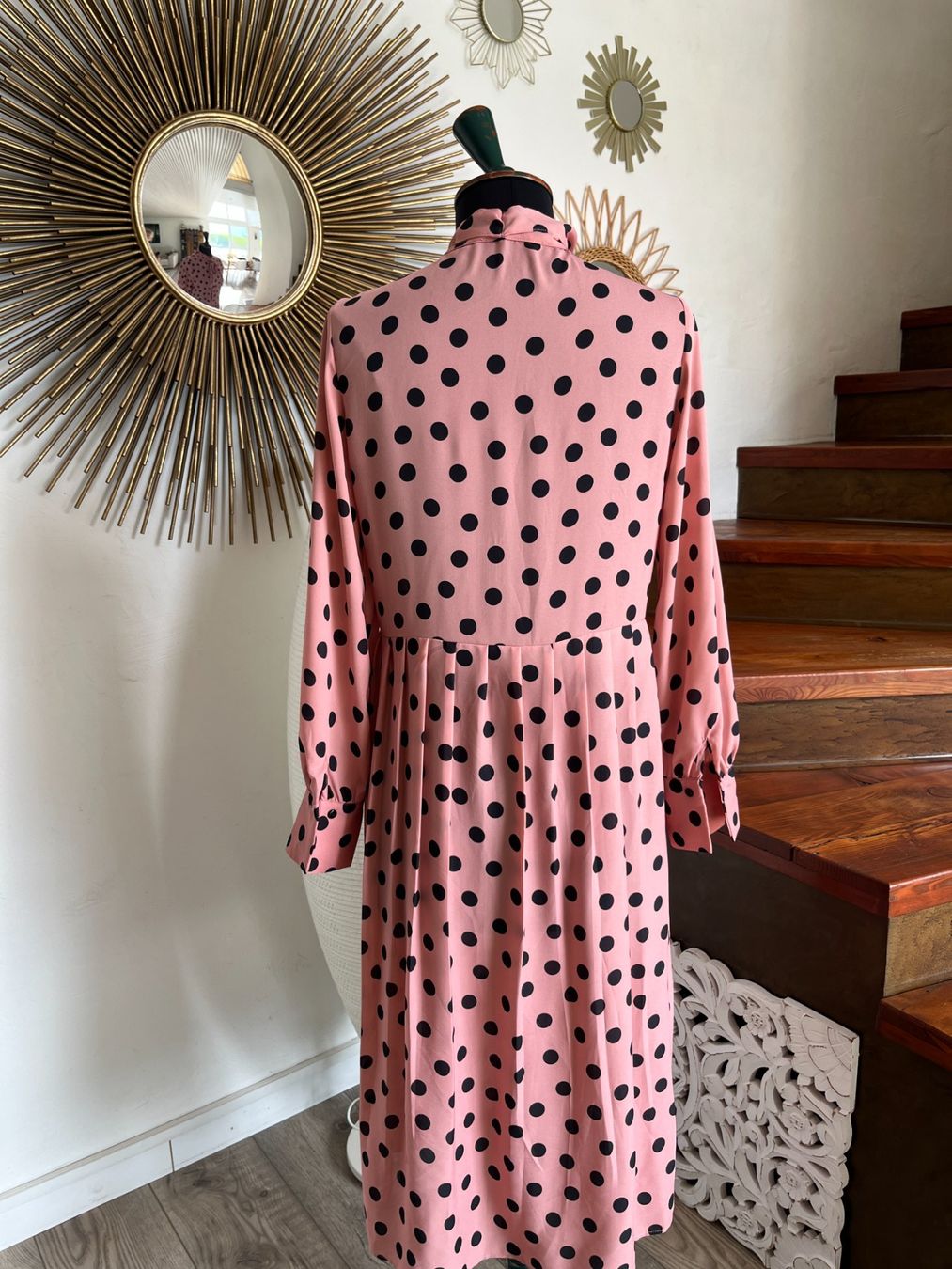 Zara Vestiti: Robe rose à pois ZARA M – Usato da Seiry venduto da vanille08 4