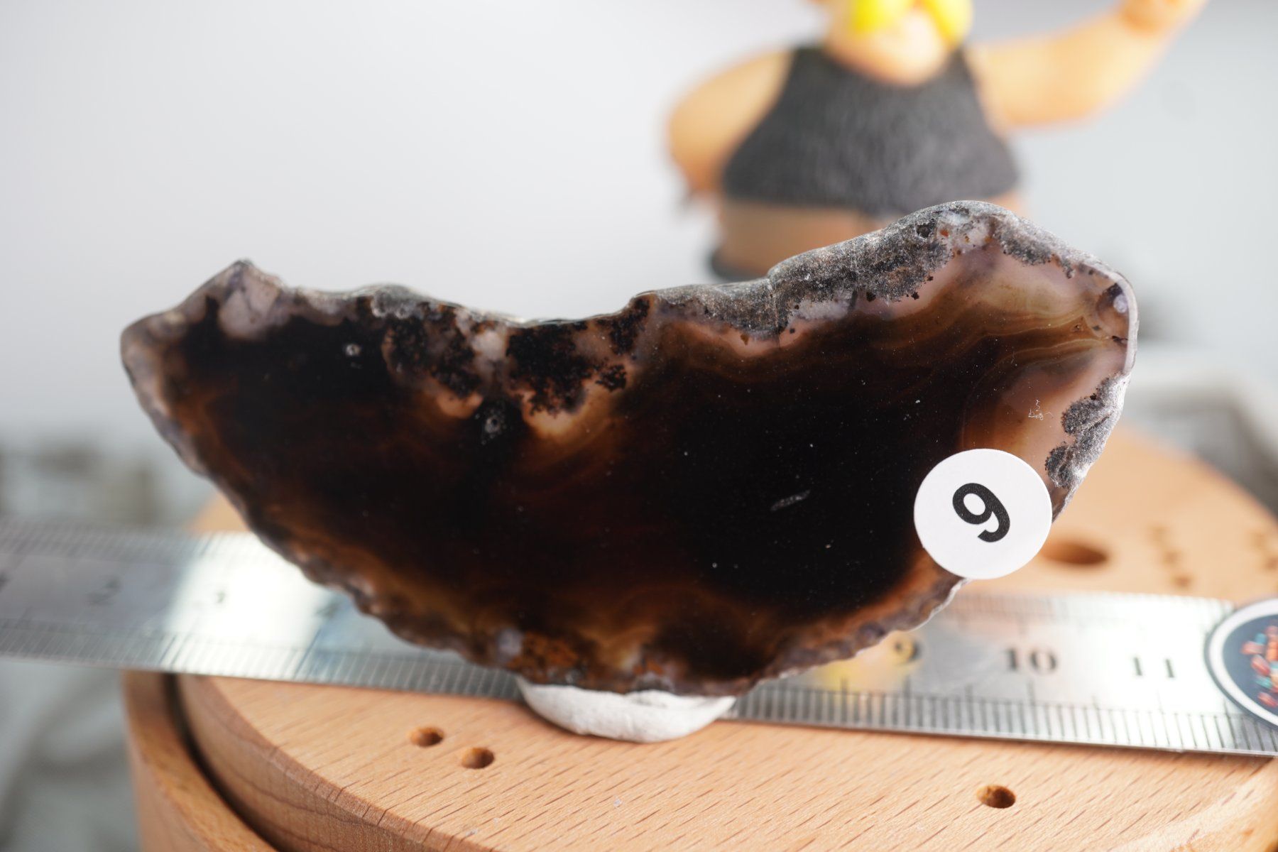 Mineralien & Heilsteine: Achat Schwarzer   Scheibe   Sarder   Ab 1.-(1) – Neu und originalverpackt aus Eschenbach SG von topstone 3
