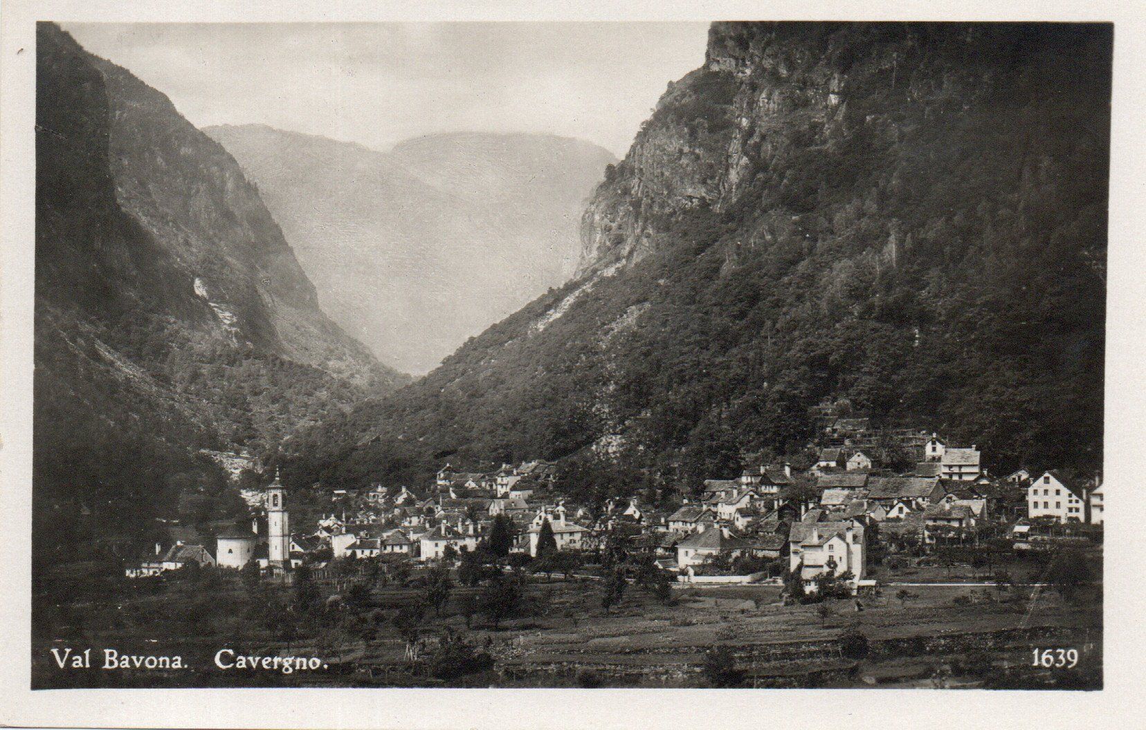 Ansichtskarten: Cavergno con la Val Bavona – Gebraucht aus Melano von pisonsdro