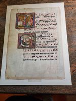 Historische Choral Handschrift - Gotisches Blatt, Mittela...
