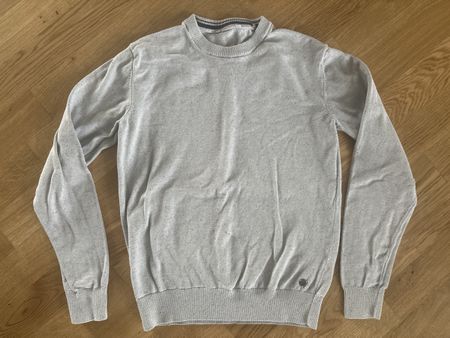 Jungs Pullover grau meliert Rundhals top Zustand Gr 146/158