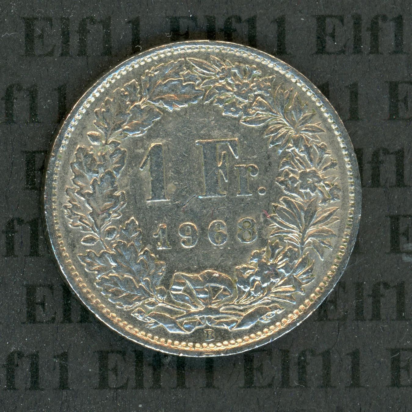Tutti le monete: CHF___1.00 1968B -vz 1 Franken – Usato da Widnau venduto da Elf11