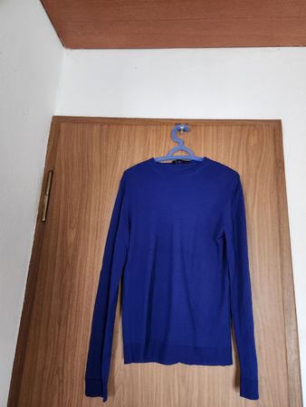 Pull merinos  Calvin Klein bleu col rond  M