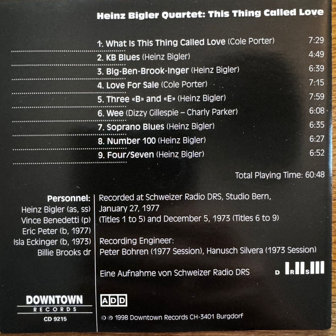 CD: Heinz Bigler, Isla Eckinger, Vince Benedetti, E. Peter &more – Usato da Zug venduto da Mirare9 1