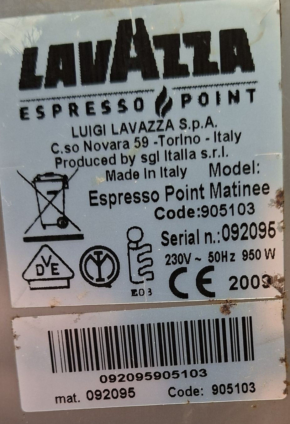 Lavazza Macchine per caffè & Macchine per espresso: Kaffeemaschine Matinee Lavazza – Usato da Kilchberg ZH venduto da H-D 4