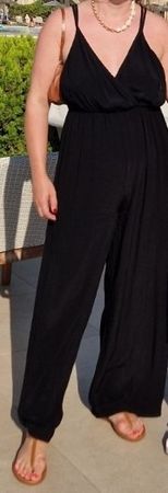 Zara Sommer Jumpsuit, schwarz, Gr. M, Top Zustand!