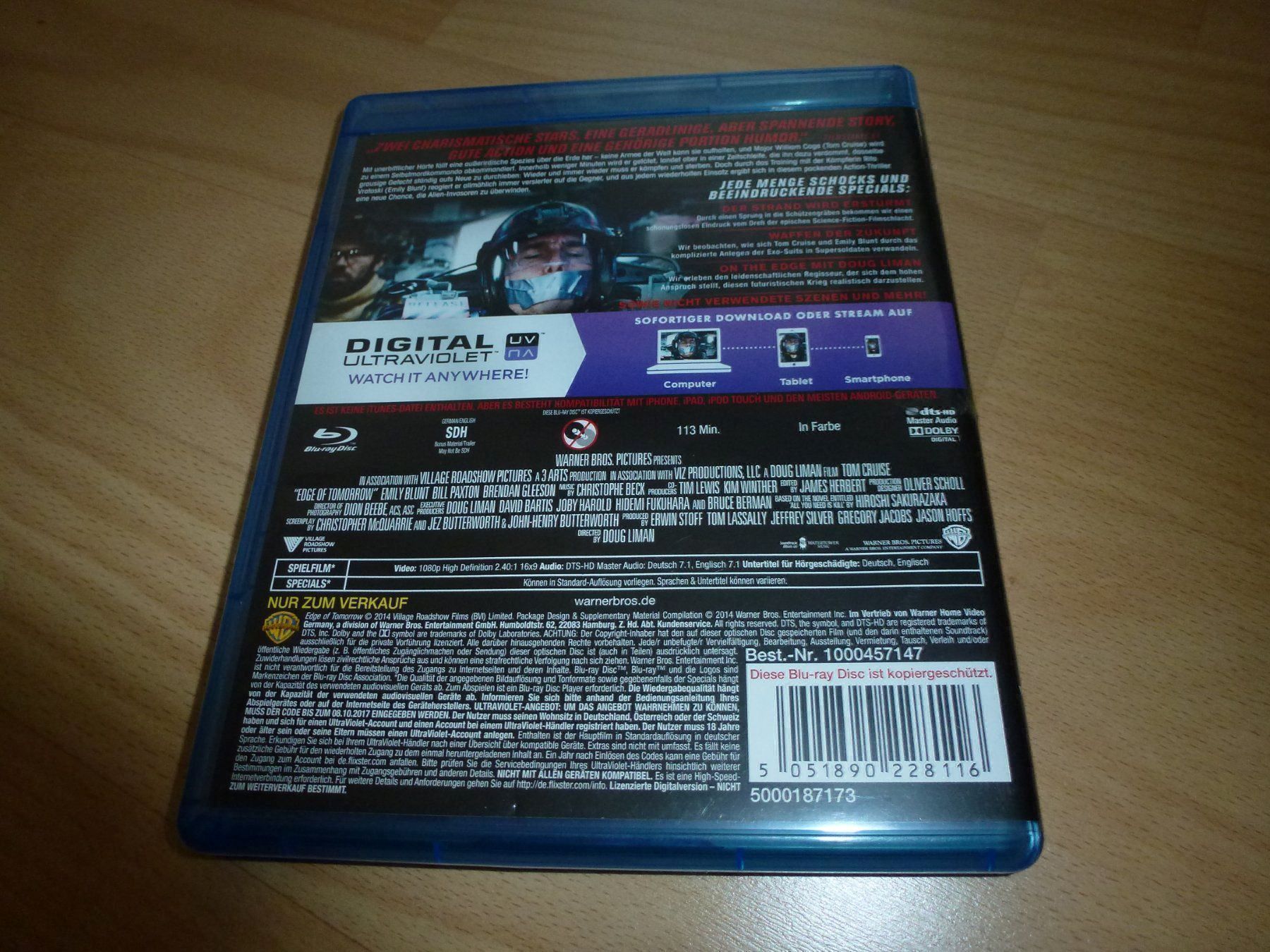 Tutti i DVDs: Live Die Repeat BLU-RAY – Usato da Olten venduto da Disc-Verkauf 2