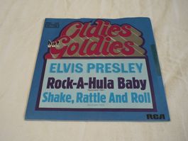 7" Vinyl Single - Elvis Presley - rock a hula baby