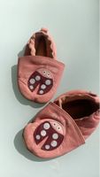 Lederschuhe Marienkäfer Grösse 17/18 rosa gebraucht