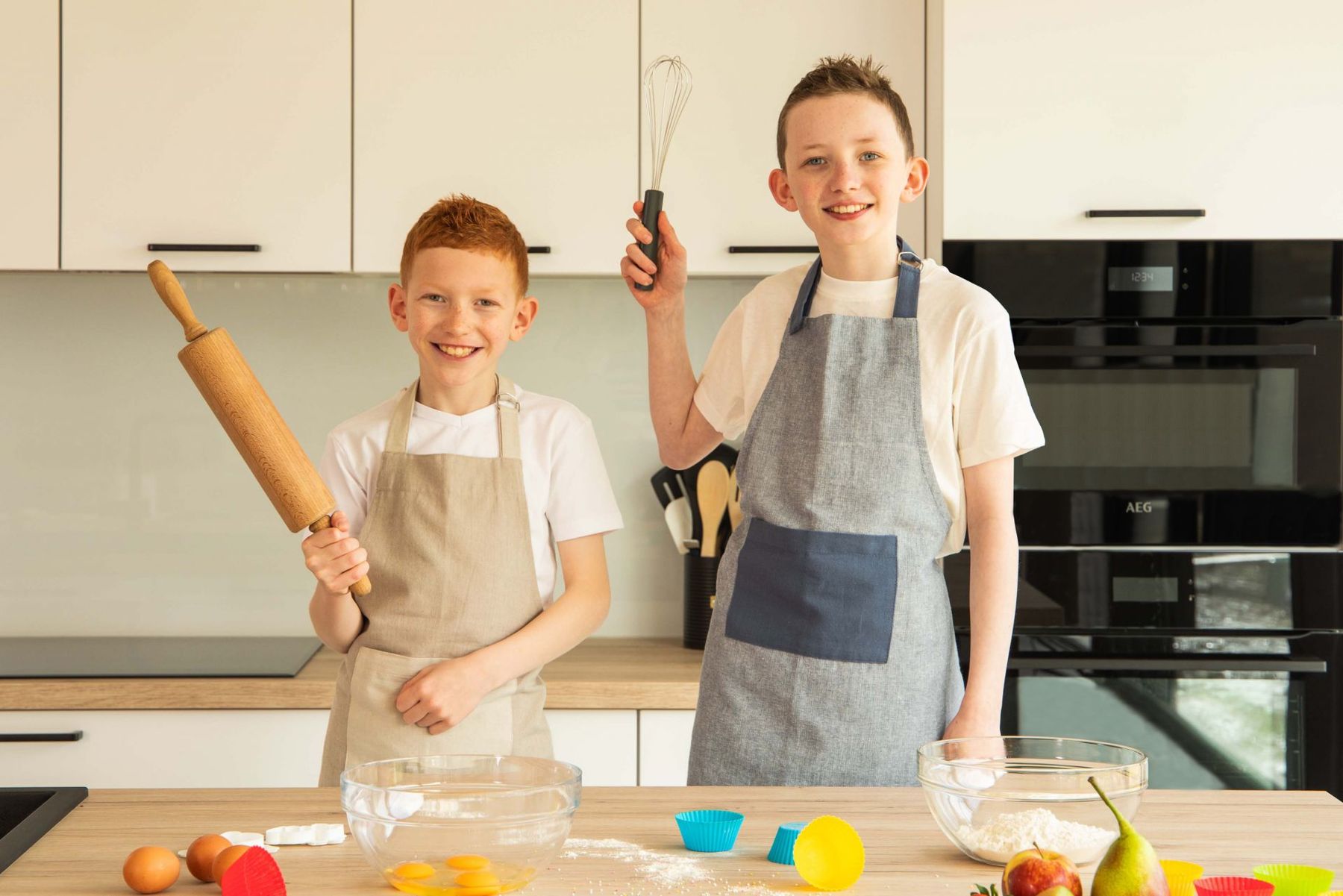 Schürzen: Kinderschürze CHAMBRAY – Neu und originalverpackt aus Bremgarten AG von simpliCH 1