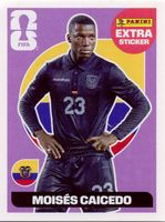 Panini FIFA 2026 Extra Sticker Moisés Caicedo