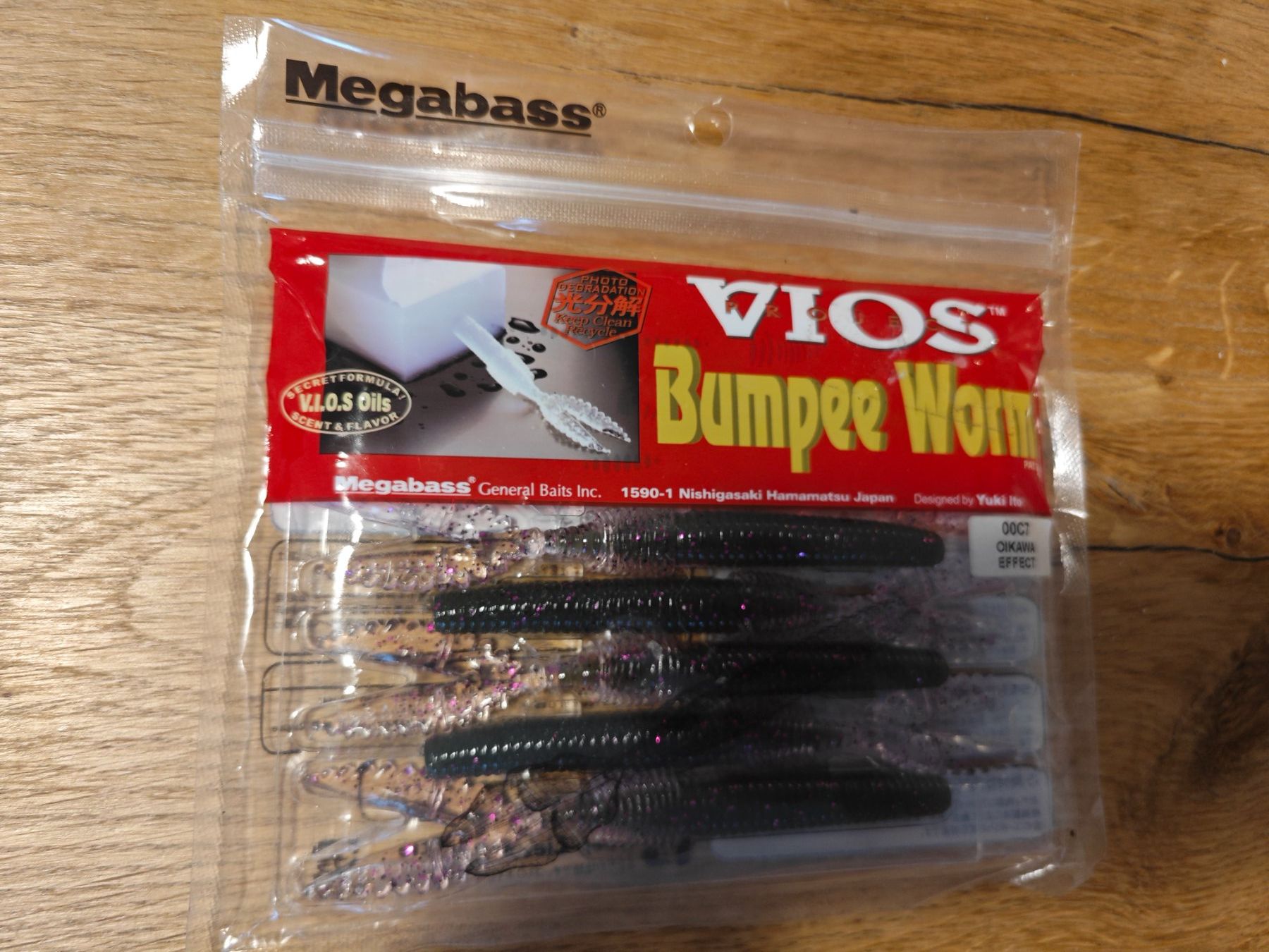 Megabass Esche: Megabass VIOS Bumpee Worm 4inch – Nuovo e nell'imballaggio originale da Bühler venduto da Idre2017