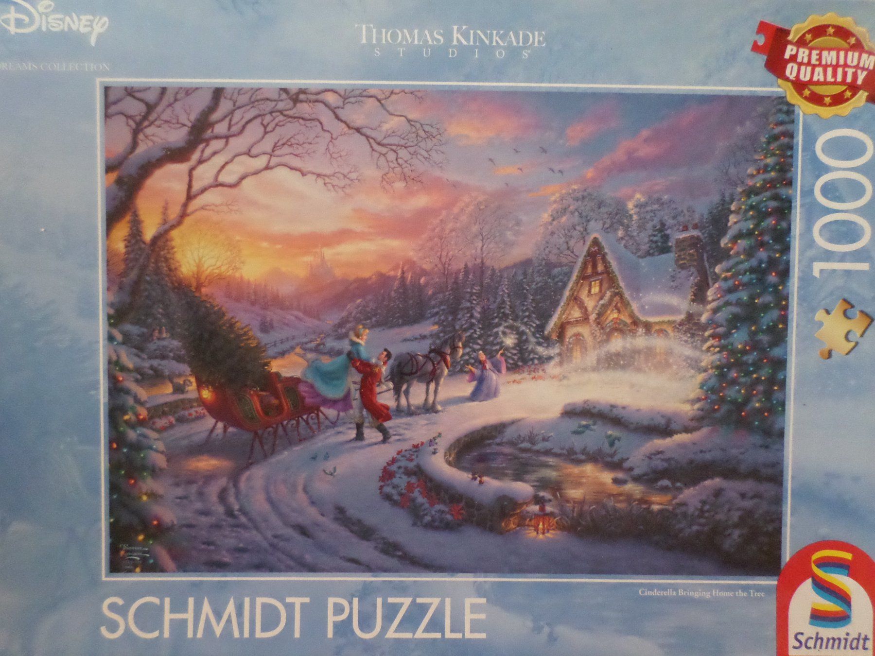 Disney Puzzle: Schmidt Puzzle  " Cinderella "  Disney    1000 Teile – Usato da Birsfelden venduto da Mobilbat