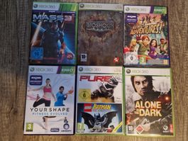 6 Games für XBOX 360