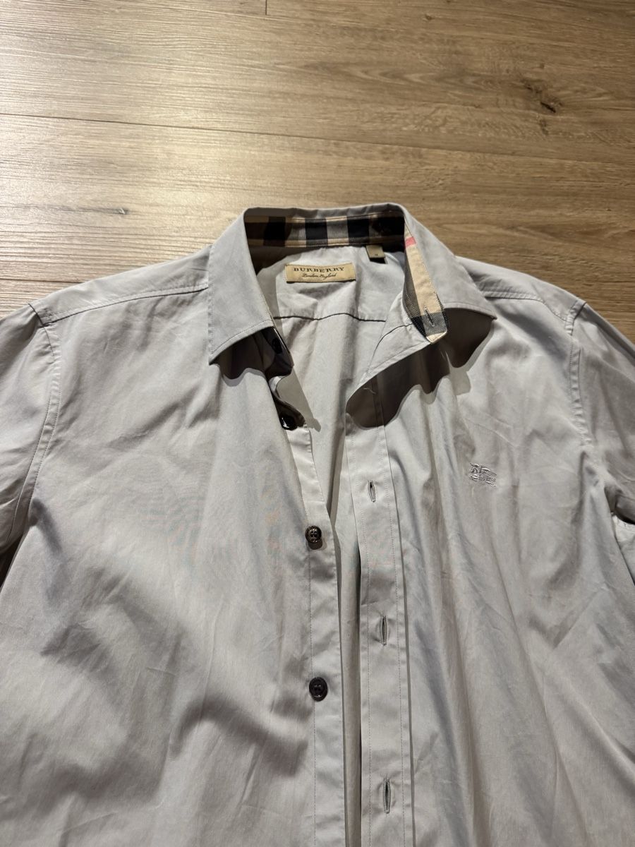 Burberry Camicie: Burberry Hemd, Grösse M, hellgrau - Top Zustand! – Usato da Wolfhalden venduto da marcap9427 2
