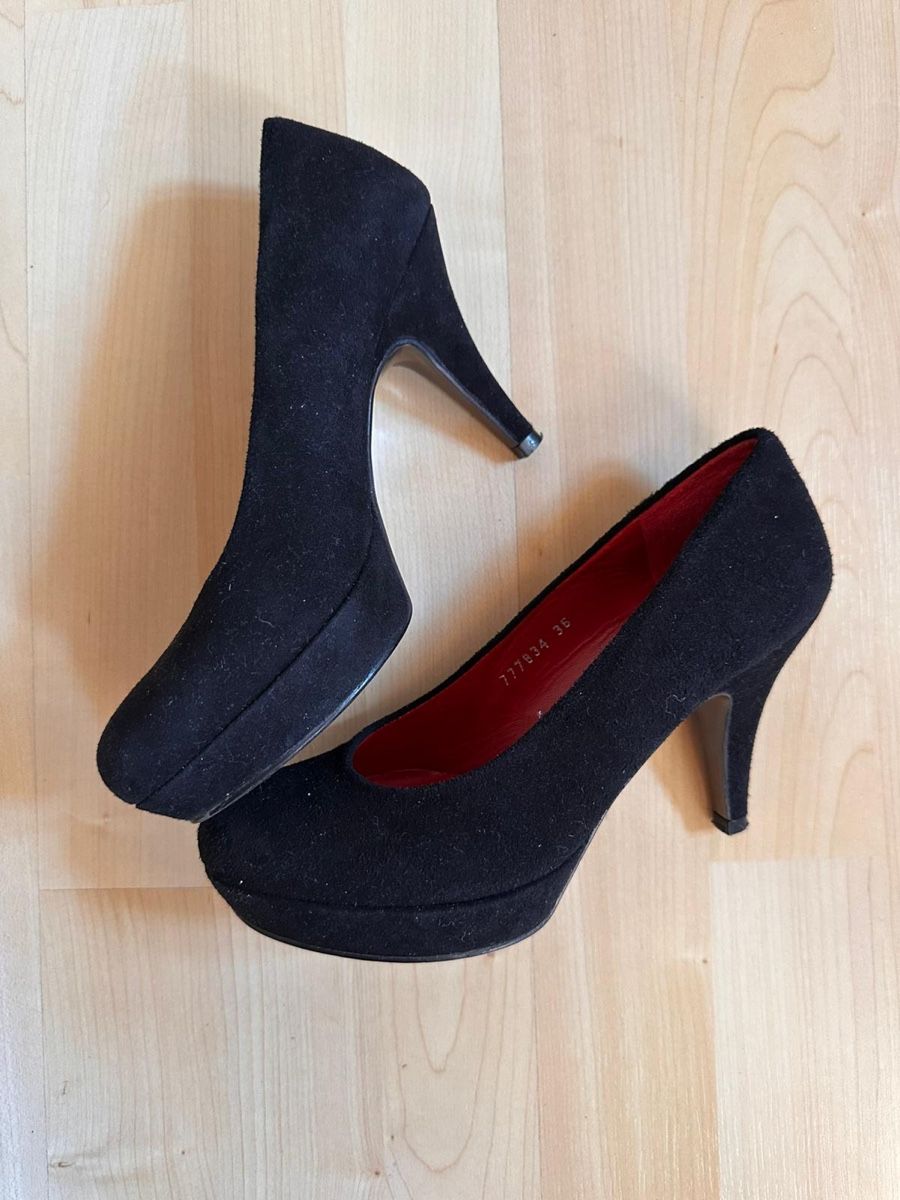 Scarpe da donna: Escarpins noirs NICOLAS en daim  – Nuovo (secondo la descrizione) da Villeneuve VD venduto da tat_9fhl 1