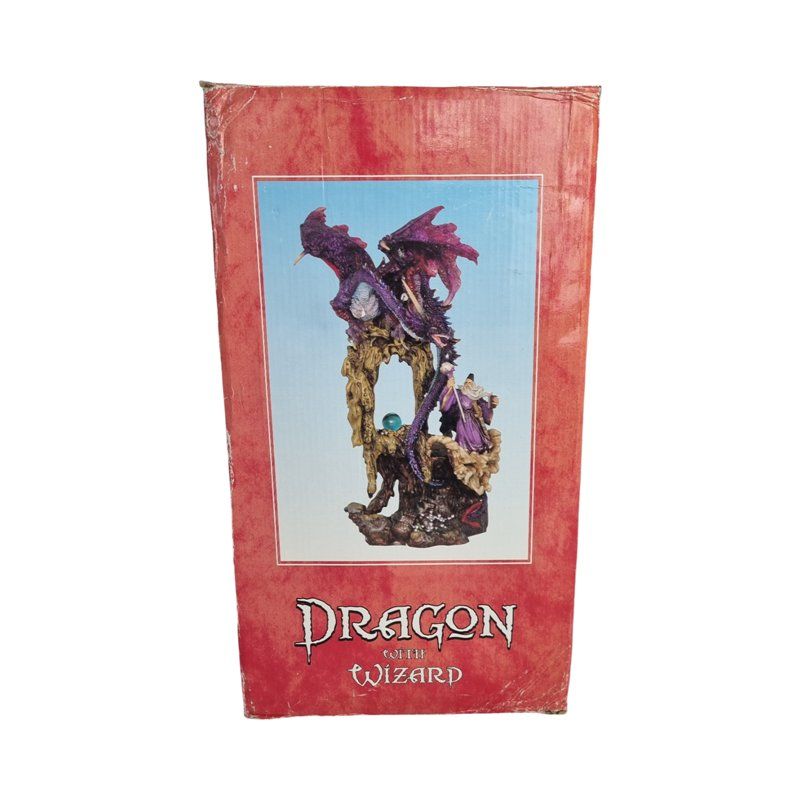 Figurines: ELEGATE Drache mit Zauberer | 35 x 16 cm – D'occasion à Wangen b. Olten par Restwert_Wangen