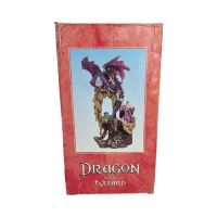 ELEGATE Drache mit Zauberer | 35 x 16 cm