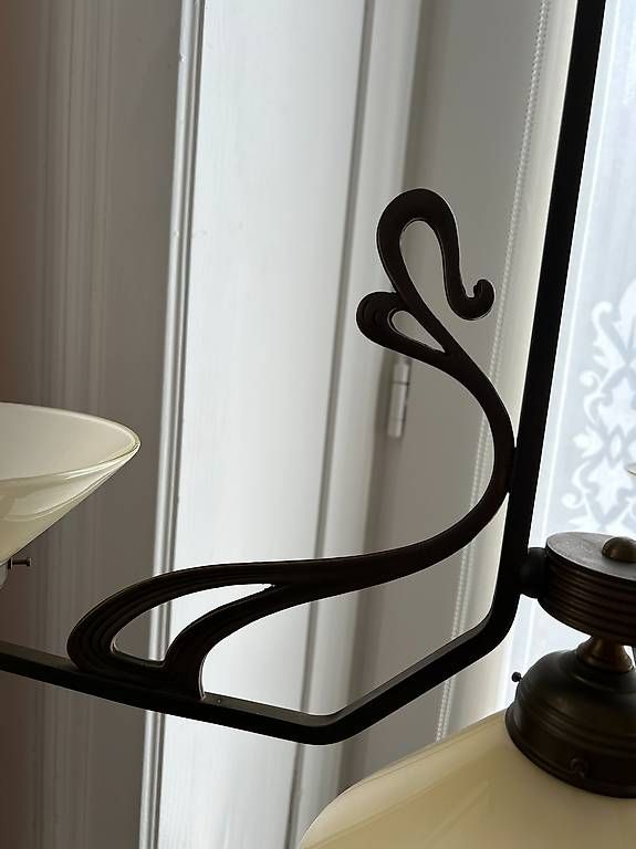 Lustres & lampes de plafonds: Jugendstil / Art Deco Leuchter aus Berlin – D'occasion à St. Gallen par matasurf 4