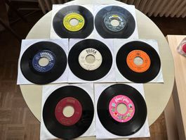 7 tolle Singles DEEP PURPLE BEATLES CCR STONES BYRDS HALEY