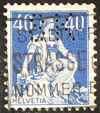 Tous les timbres: Perfin   79 – D'occasion à Opfikon par webstar30