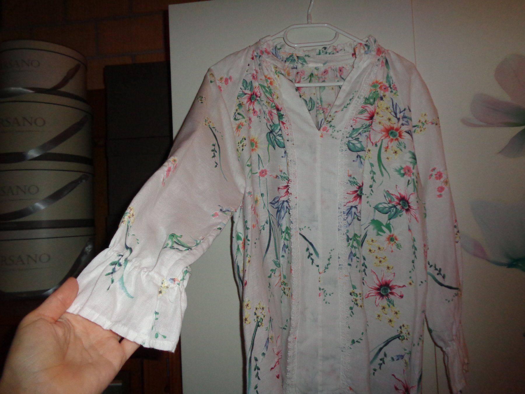 Camicette: *** schöne Leinen Bluse *** / Details – Usato da Othmarsingen venduto da Leuchtturmlady 3