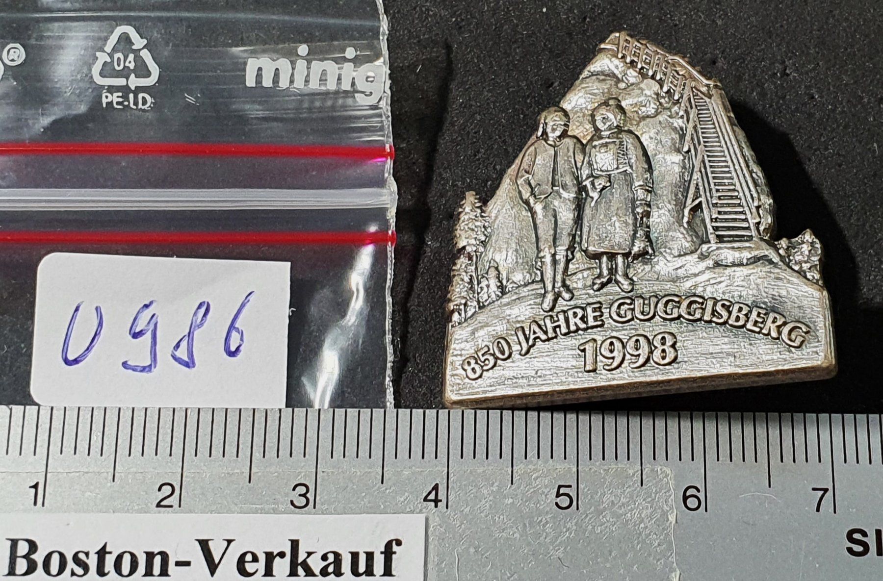 Broschen & Nadeln: U986 - Brosche 850 Jahre Guggisberg – Gebraucht aus Reinach BL von Boston-Verkauf 3