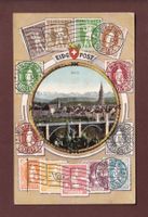 BERN - Neujahr 1908 // Falte //