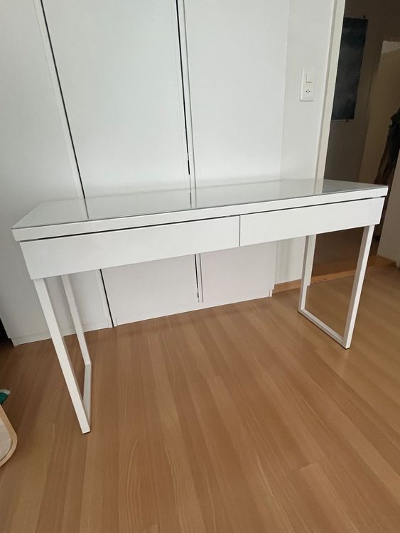 Schreibtisch Hochglanz Weiss Ikea