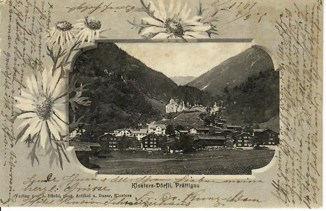 Cartoline postali: Klosters - Dörfli , Prättigau – Usato da Hochdorf venduto da Ziegel-16
