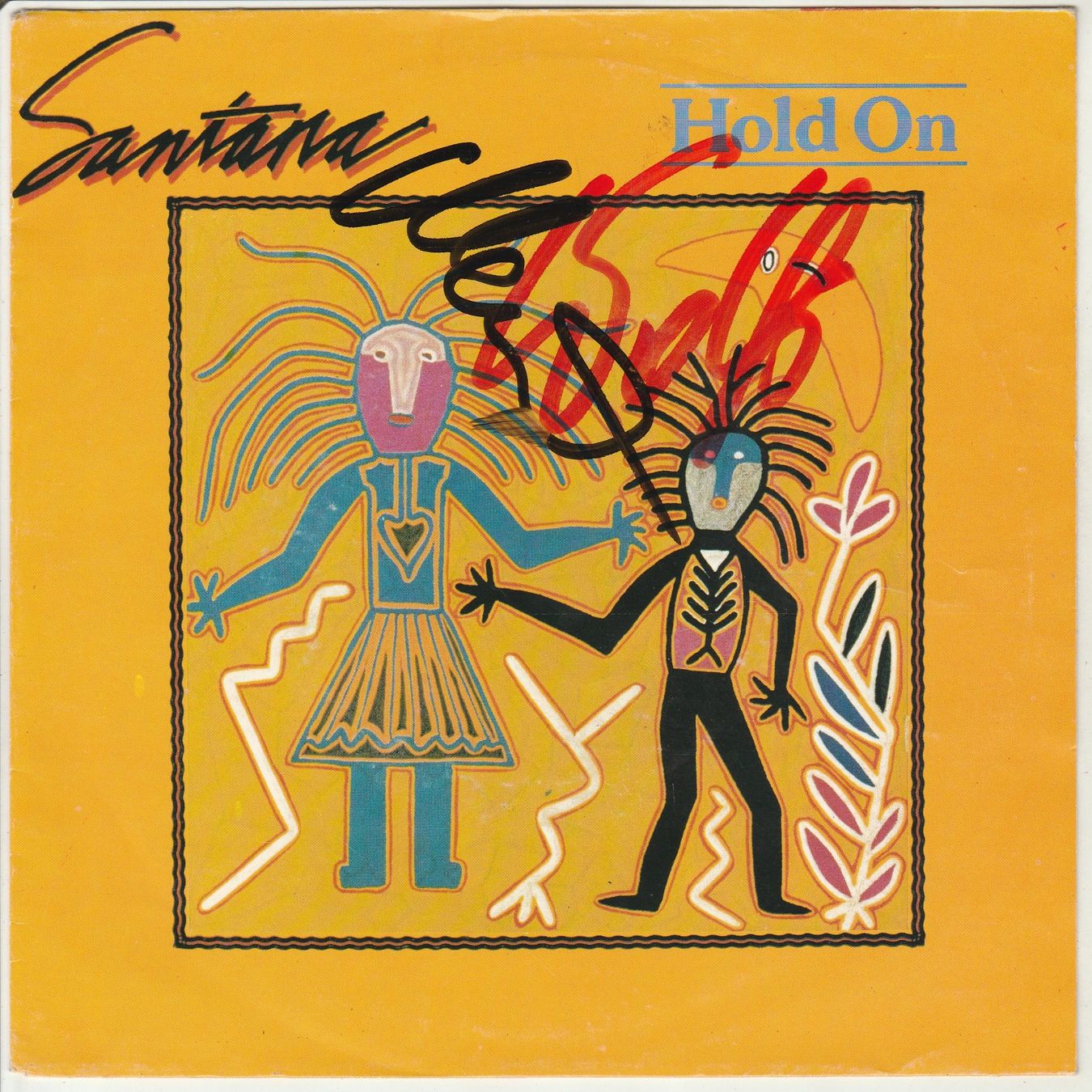 Dischi in vinile: Santana - Hold on 7" Vinyl 1982 – Usato da Tübach venduto da JamesStone