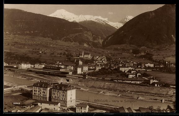 Cartes postales: AK Brigue, Vers le Simplon – D'occasion à Berlin par bartko-reher