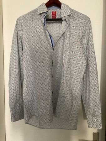 Ab 7.- Herren Hemd Grösse M 39/40 slim fit Pure blumen farb
