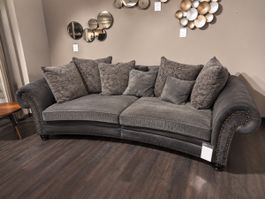 Lieferung GRATIS: Big Sofa mit Hocker