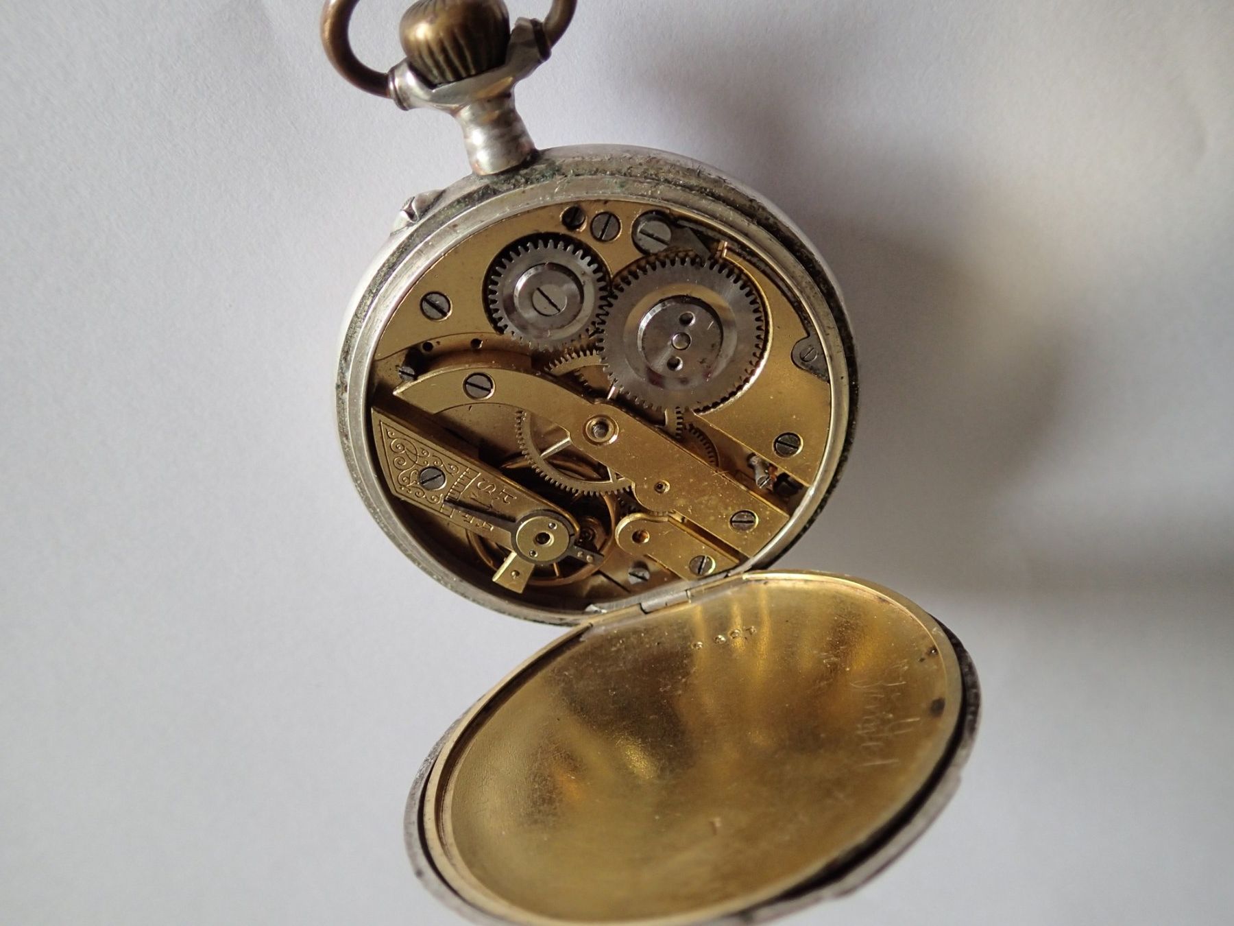 Orologi: alte Taschenuhr Galonne 800 Silber – Usato da Allschwil venduto da Salus17 1