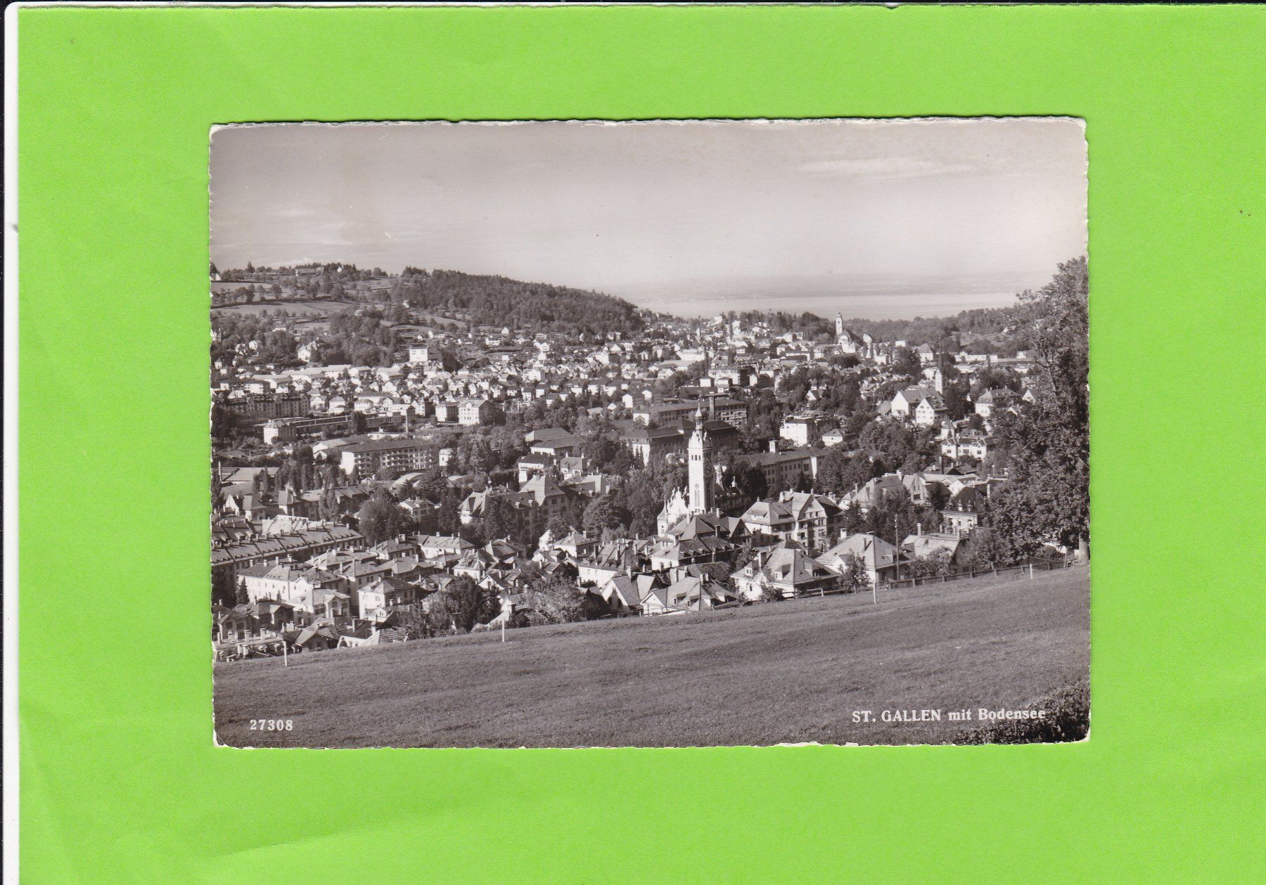 Cartoline postali: St. Gallen mit Bodensee – Usato da St. Peterzell venduto da neckertal