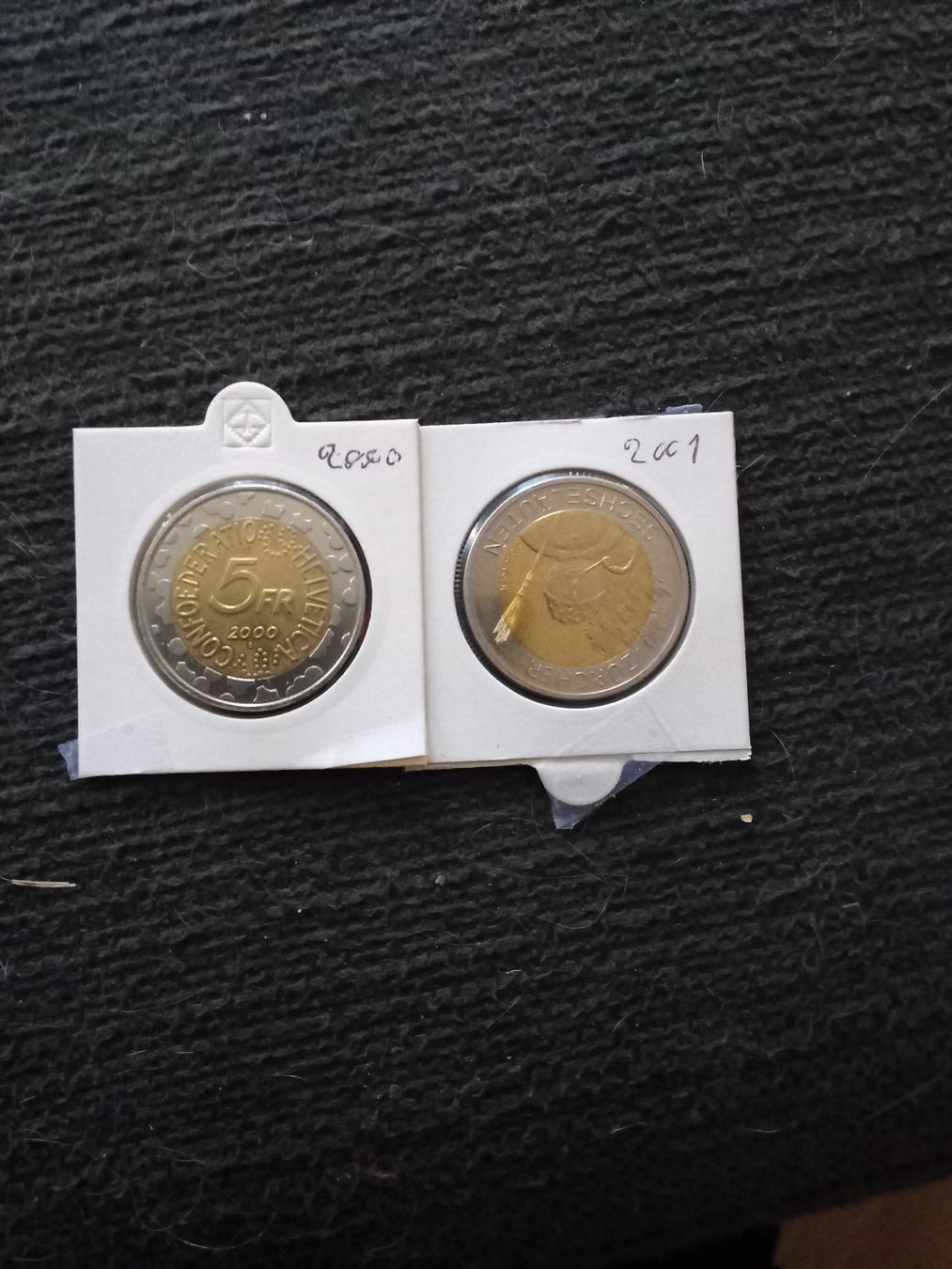 Tutti le monete: Pièces de 5 francs suisses comemorative  - – Nuovo (secondo la descrizione) da Genève venduto da web_hfc6 1