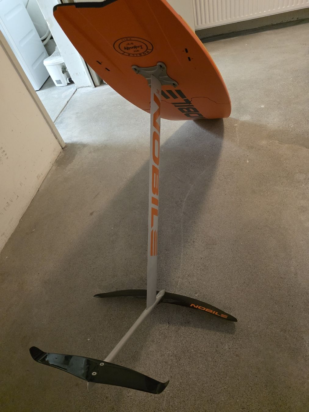 Aquilone: Nobile split kitefoil  waveBoard mit zenFoil surf/carbonrace – Usato da Unterterzen venduto da Twandy4 3