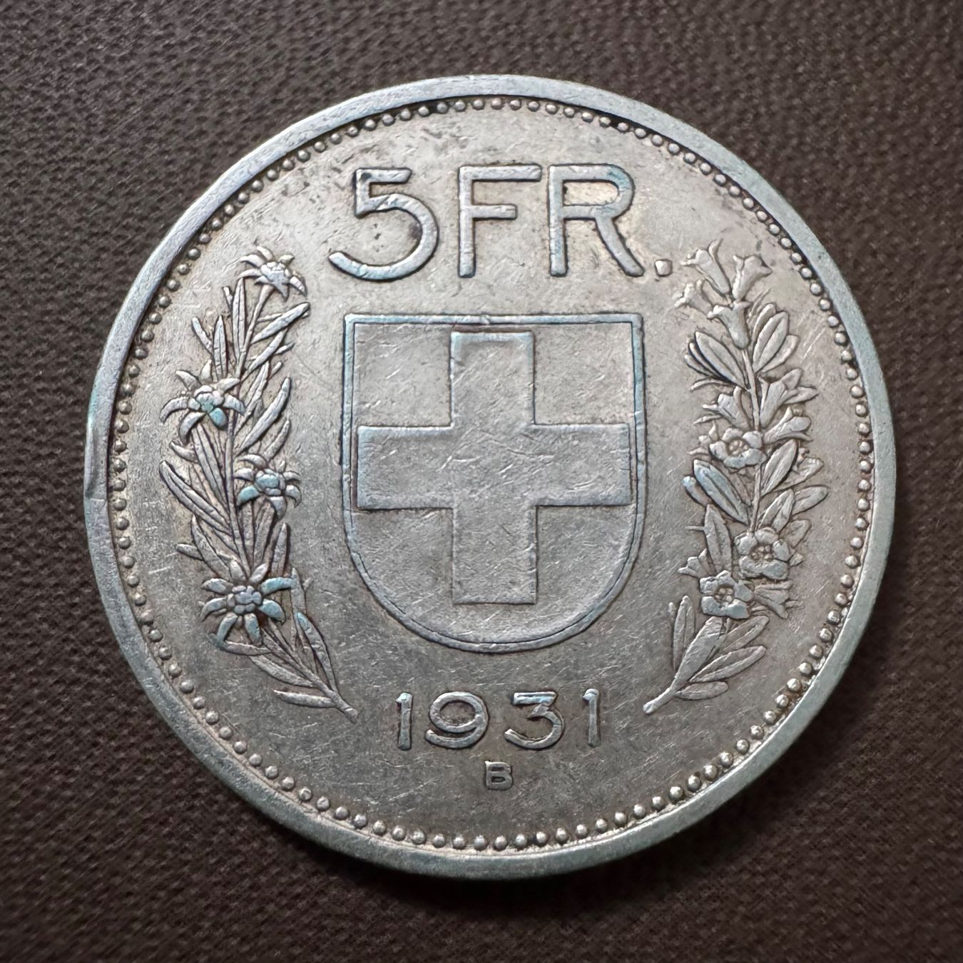 Tutti le monete: Pièce de 5 francs de 1931 – Usato da La Chaux-de-Fonds venduto da bus_c6cn