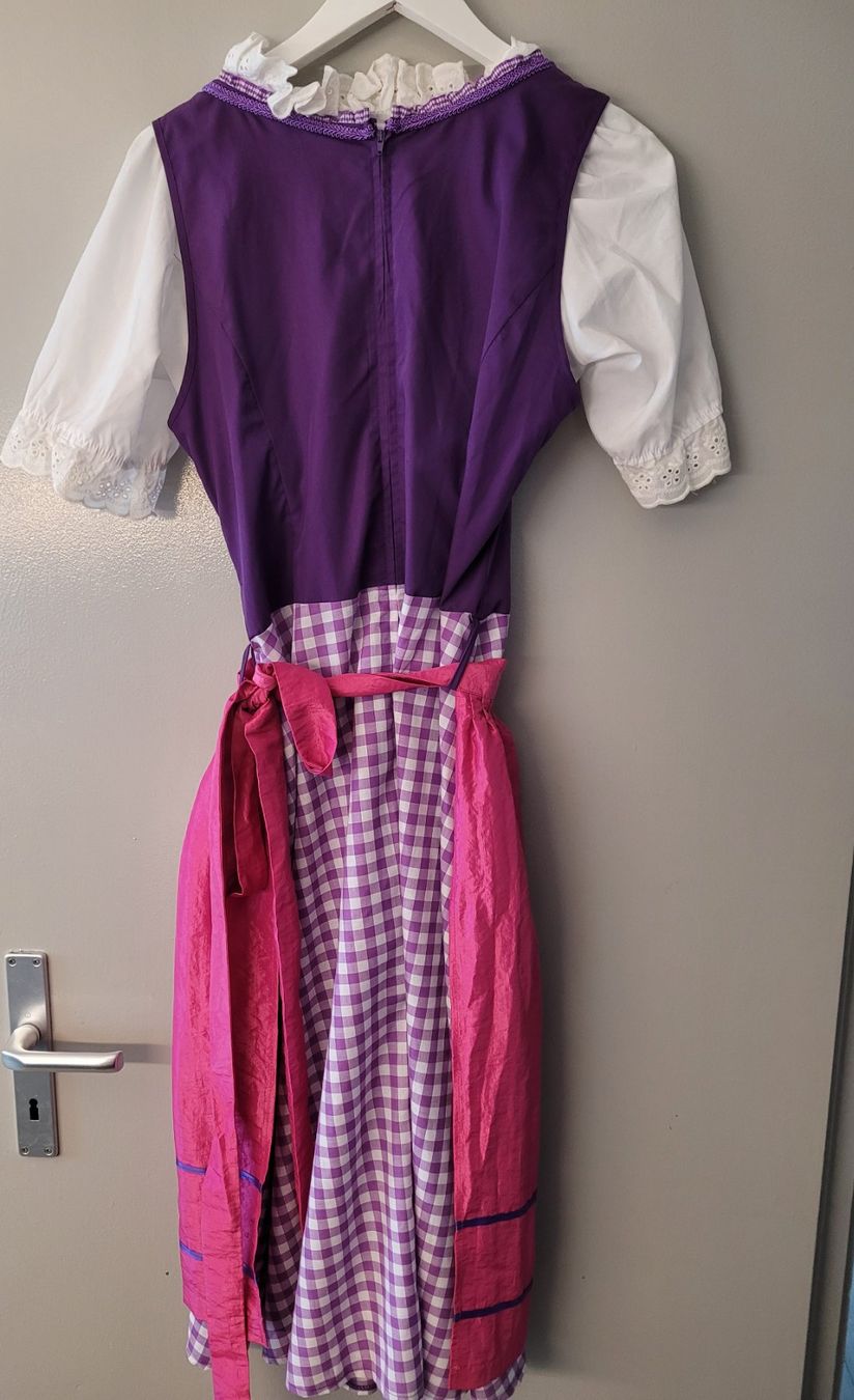 Costumi: Dirndl lila - Pink  Grösse 36 – Nuovo e nell'imballaggio originale da Oberuzwil venduto da aseinkaufswelt 1