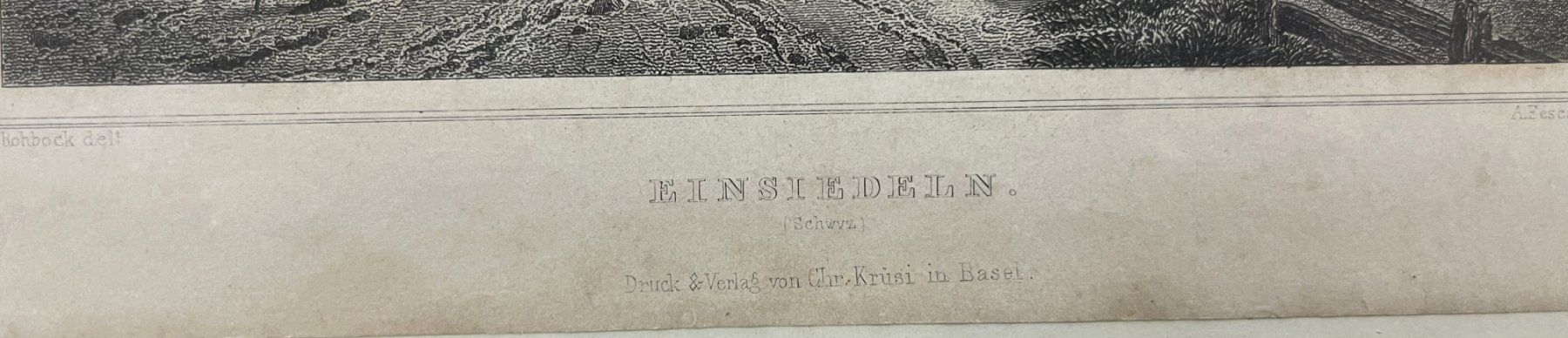Incisioni: Stich - Einsiedeln - 25 x 20cm – Usato da Oftringen venduto da Vucki 2