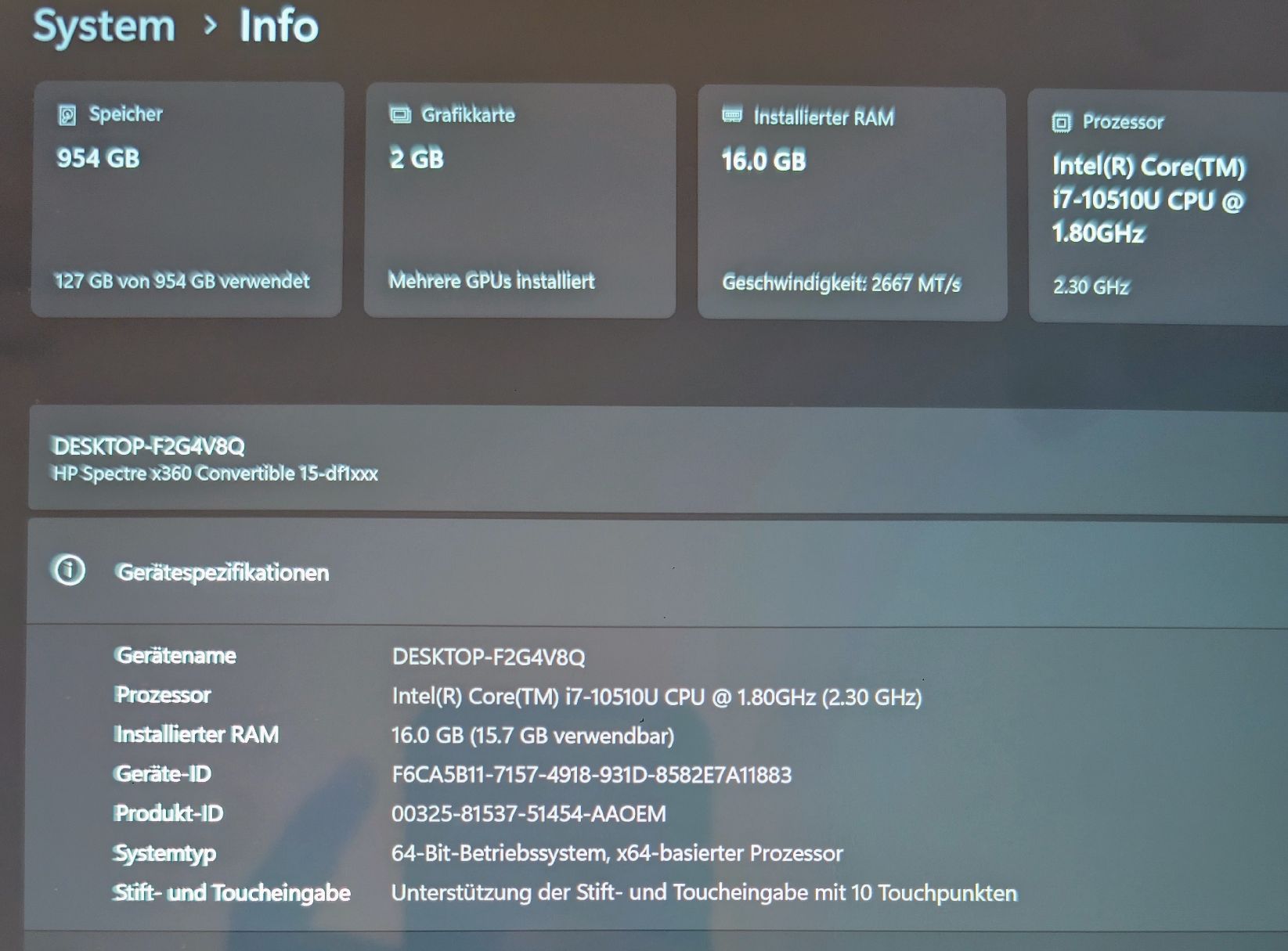 Hewlett Packard Notebook: HP Spectre x360 Convertible 15 – Usato da Zürich venduto da Nikolax 8