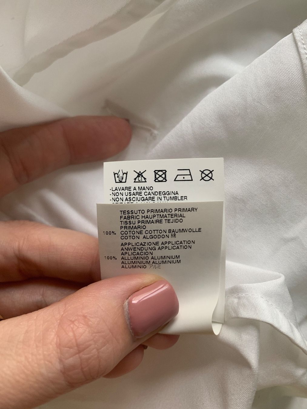Dsquared2 Camicette: Dsquared2 Bluse Gr. 38 weiss Baumwolle langarm m. Nieten – Usato da Regensdorf venduto da secondchancefashion 6