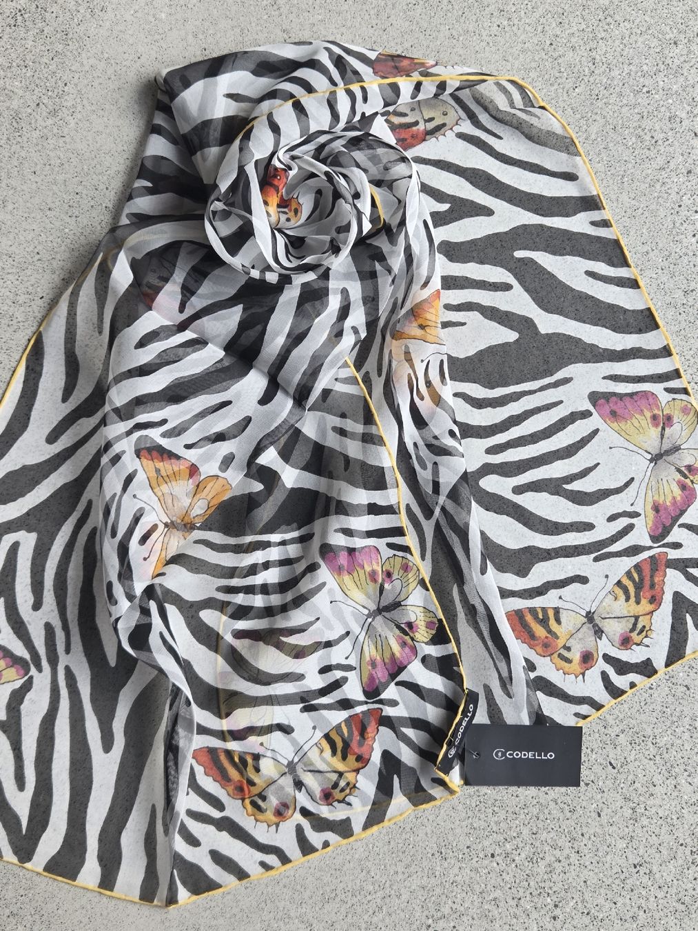 Codello Foulards, Tücher & Schals: Seidenschal CODELLO – Neu und originalverpackt aus Frauenfeld von Schenken-mit-Herz 1