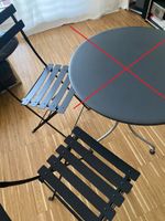 2x Fermob Bistro Stuhl Garten Metall anthrazit klappbar