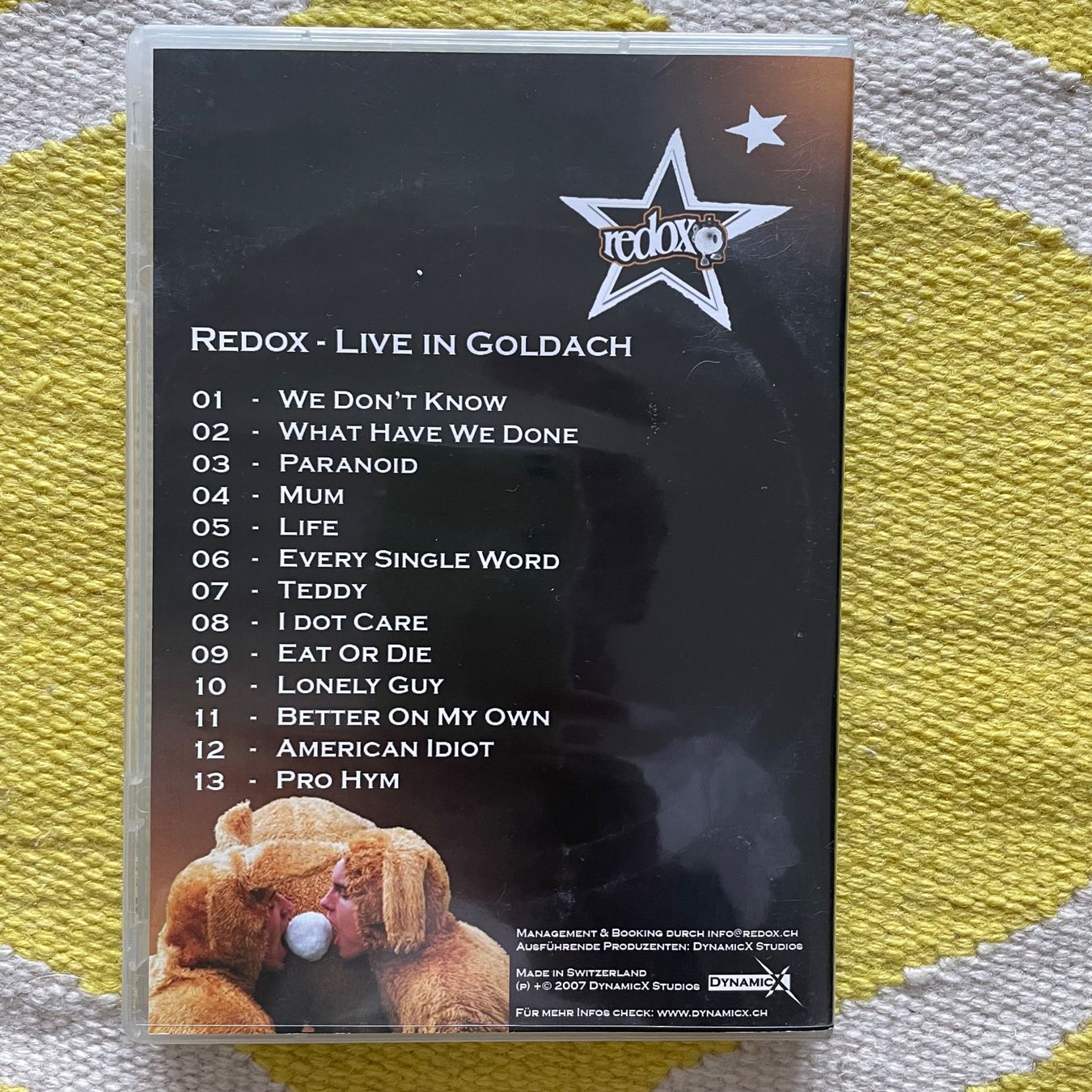 CDs: REDOX-CD+DVD LIVE IN GOLDACH07 – Gebraucht aus Rorschacherberg von CD-Roli 1