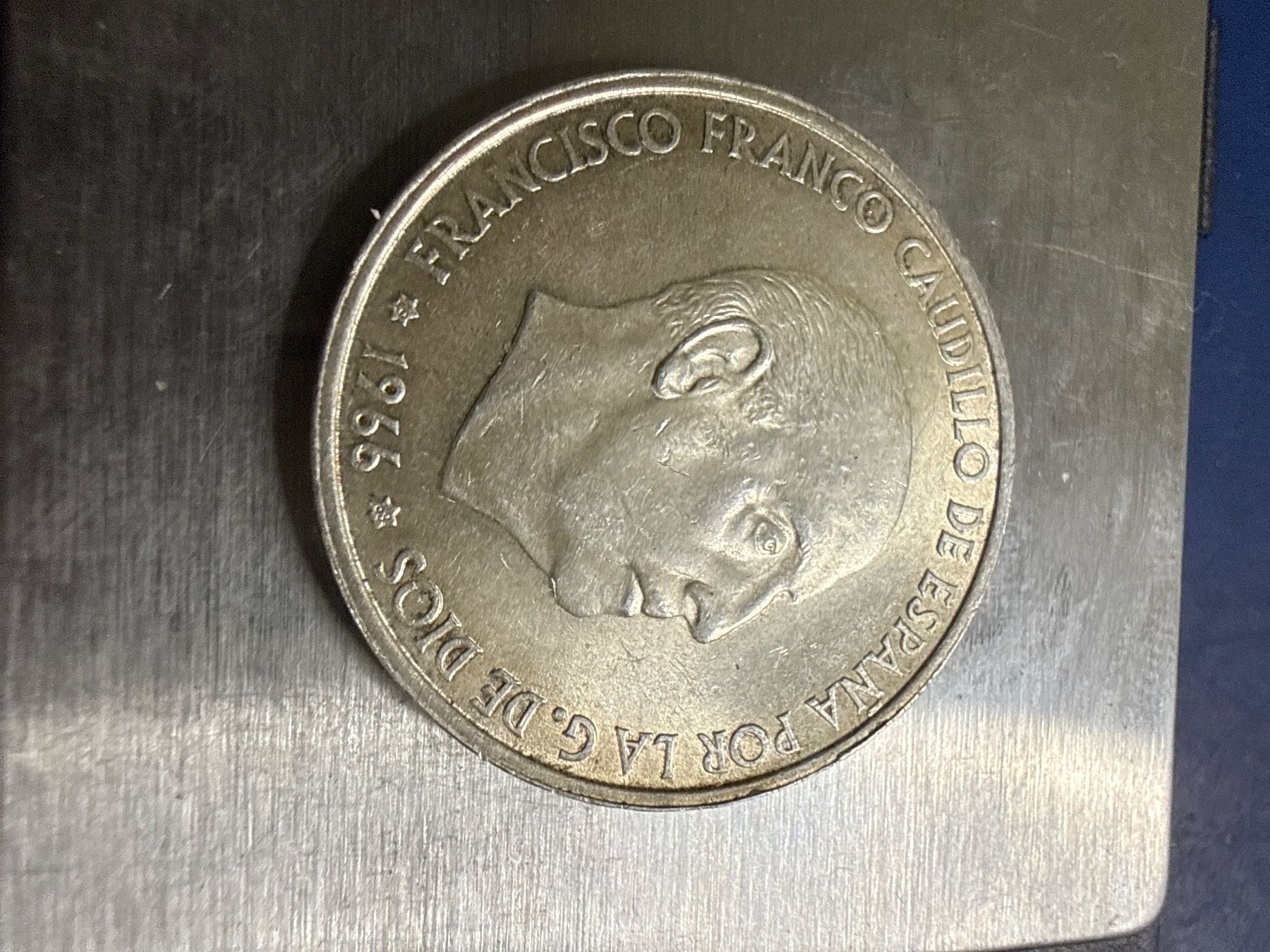 Toutes les monnaies: 100 PTAS Silbermünzen 1966 – D'occasion à Derendingen par iven70 1