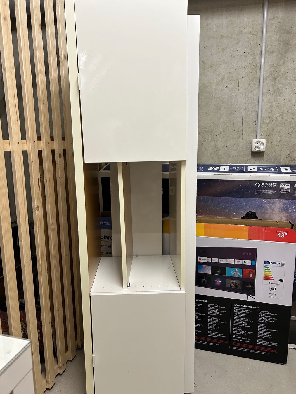 Ikea Meubles TV: TV-Möbel, weiss, gebraucht – D'occasion à Rorschach par man_f27t 1
