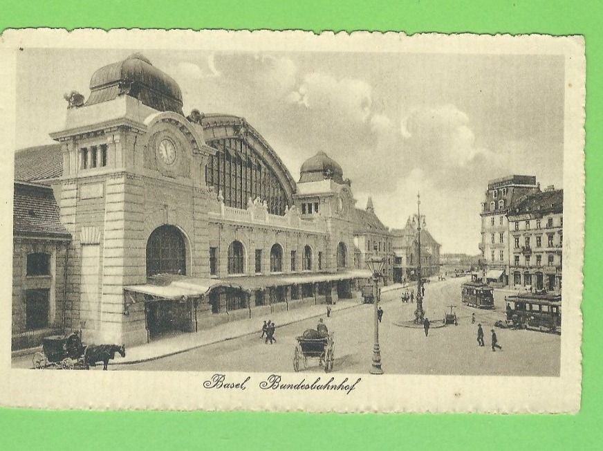 Cartoline postali: Basel Bundesbahnhof – Usato da Zürich venduto da t24_de