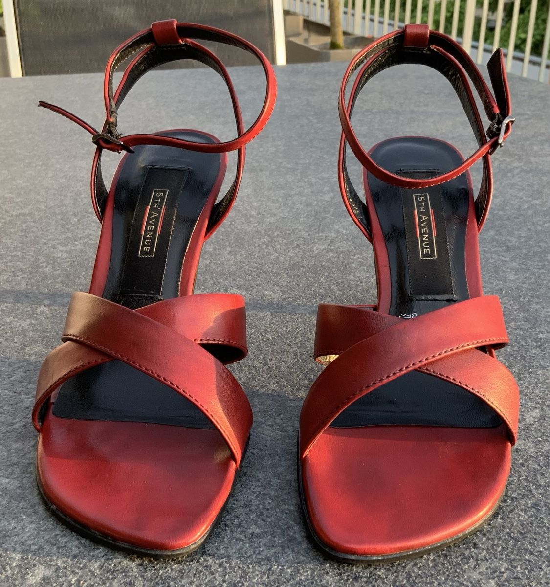Scarpe da donna: Sandaletten Leder rot – Usato da Münsingen venduto da Innchen 4